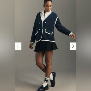 Dolan Left Coast Piped Blazer Cardigan